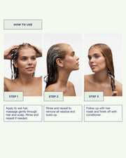 Sådan bruger du Maria Nila Sheer Silver Shampoo