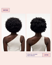 Hår før og efter brug af Maria Nila Head & Hair Heal Conditioner (2)