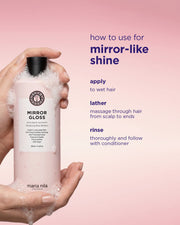 Sådan bruger du Maria Nila Mirror Gloss Shampoo