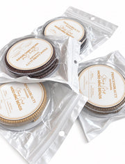 Microringe fra Princess Beauty i poser, i flere farver
