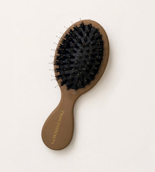 PrincessBeauty Cepillo para el cabello, pequeño (marrón)